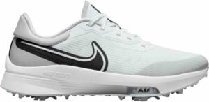 nike air zoom infinity golf shoe in white and black